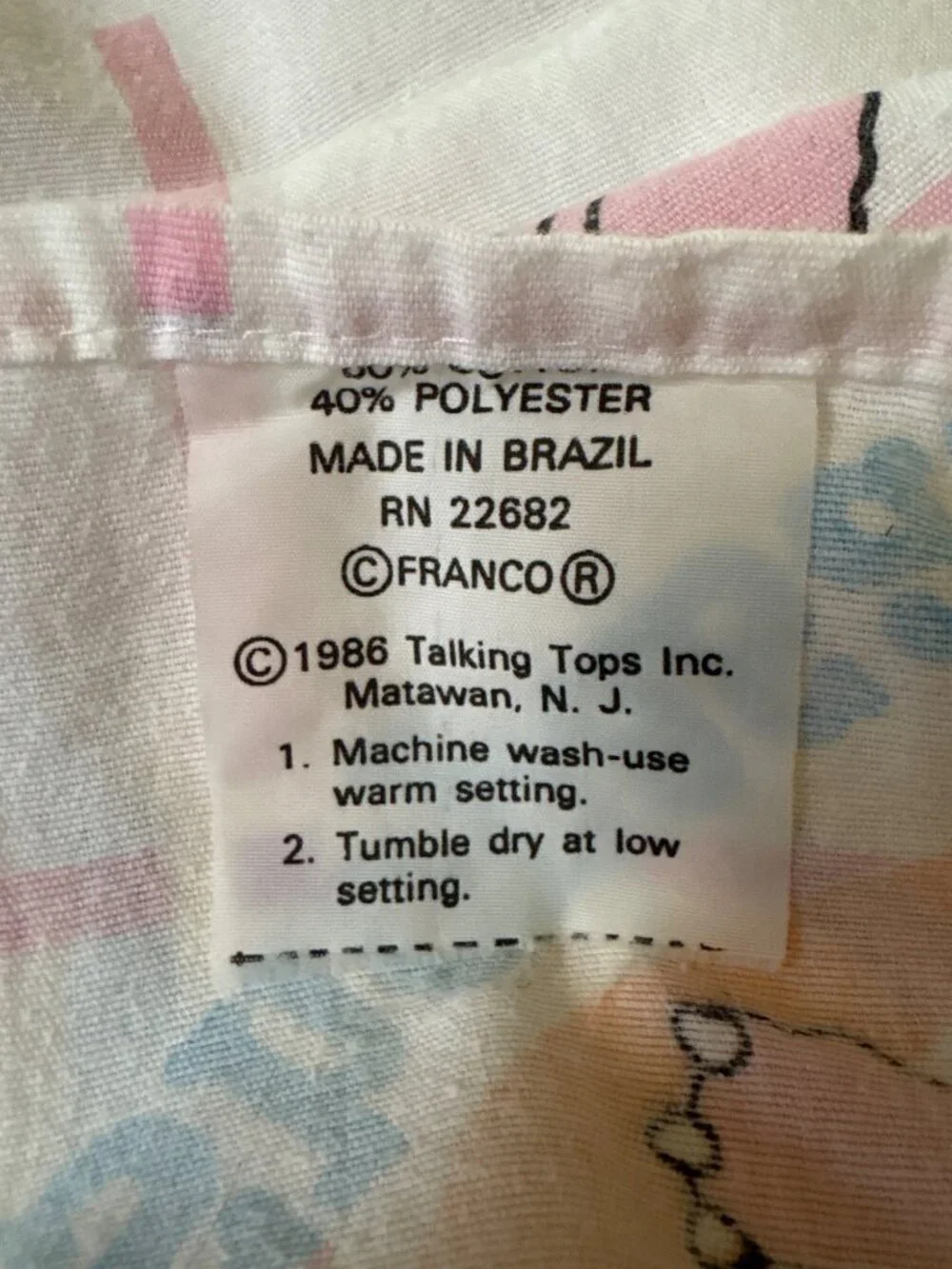 Talking Tops 1986 talking